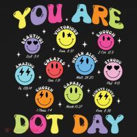 Happy Dot Day Teacher Smile Face Visor thumb 3