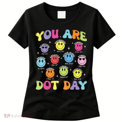 Happy Dot Day Teacher Smile Face Women's T-Shirt