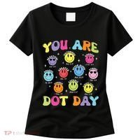 Happy Dot Day Teacher Smile Face Women's T-Shirt thumb 0