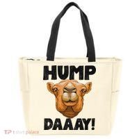 Hump Day Desert Animal Lover Tote Bag thumb 0