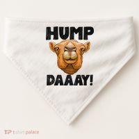 Hump Day Desert Animal Lover USA-Made Doggie Bandana thumb 0