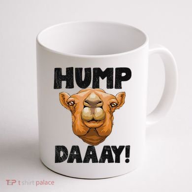 Hump Day Desert Animal Lover Coffee Mug back