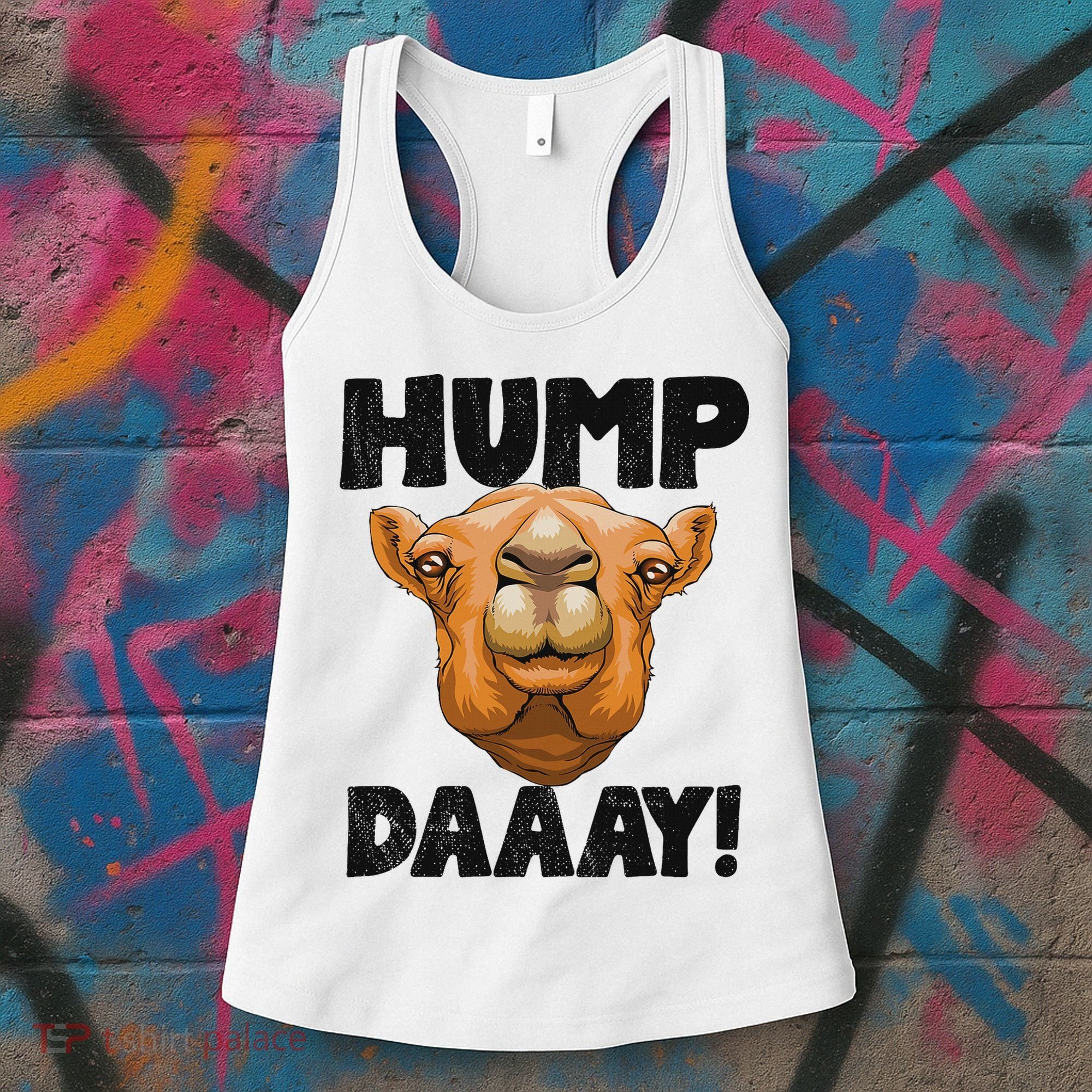Hump Day Desert Animal Lover Women's Tank Top