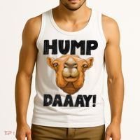 Hump Day Desert Animal Lover Tank Top thumb 3