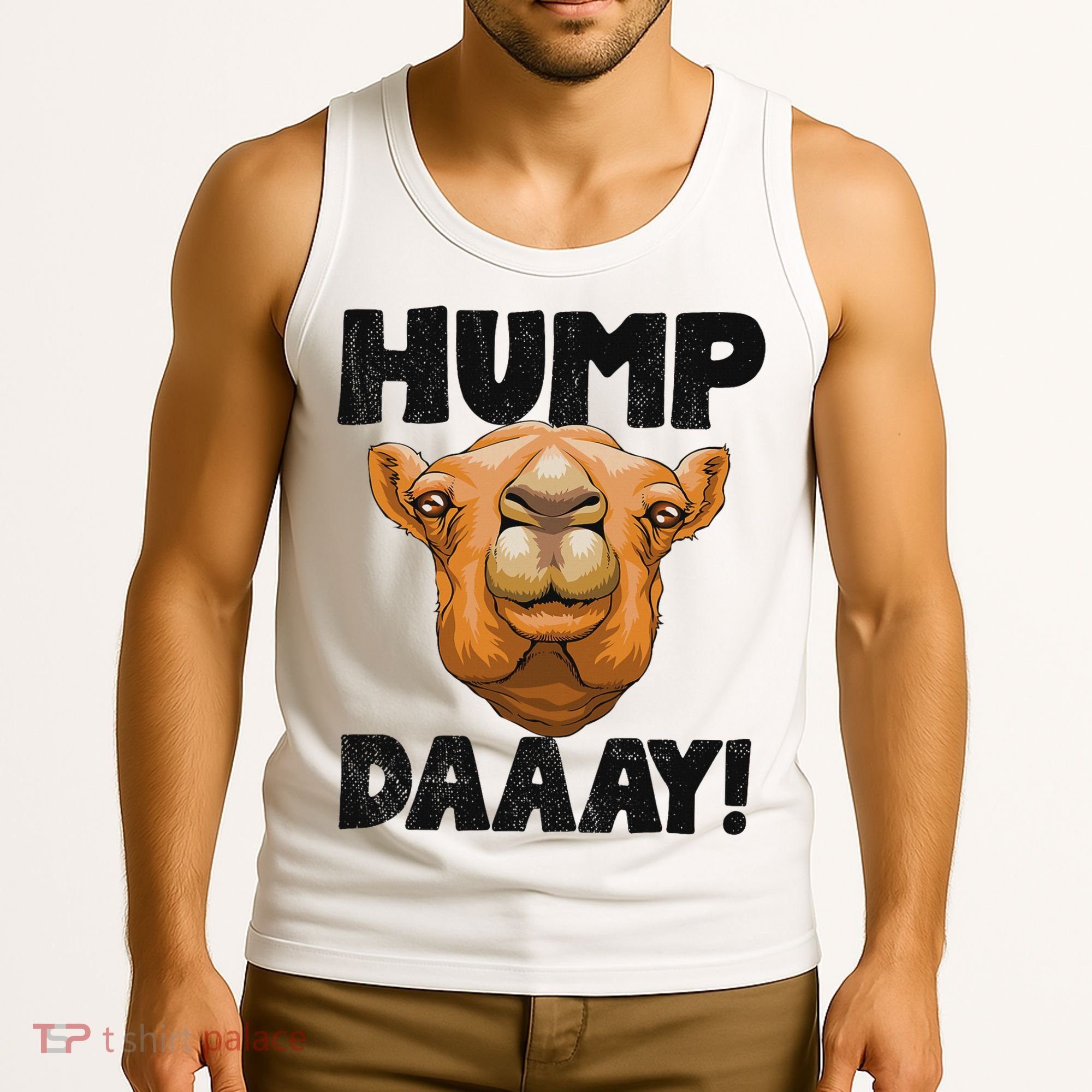 Hump Day Desert Animal Lover Tank Top