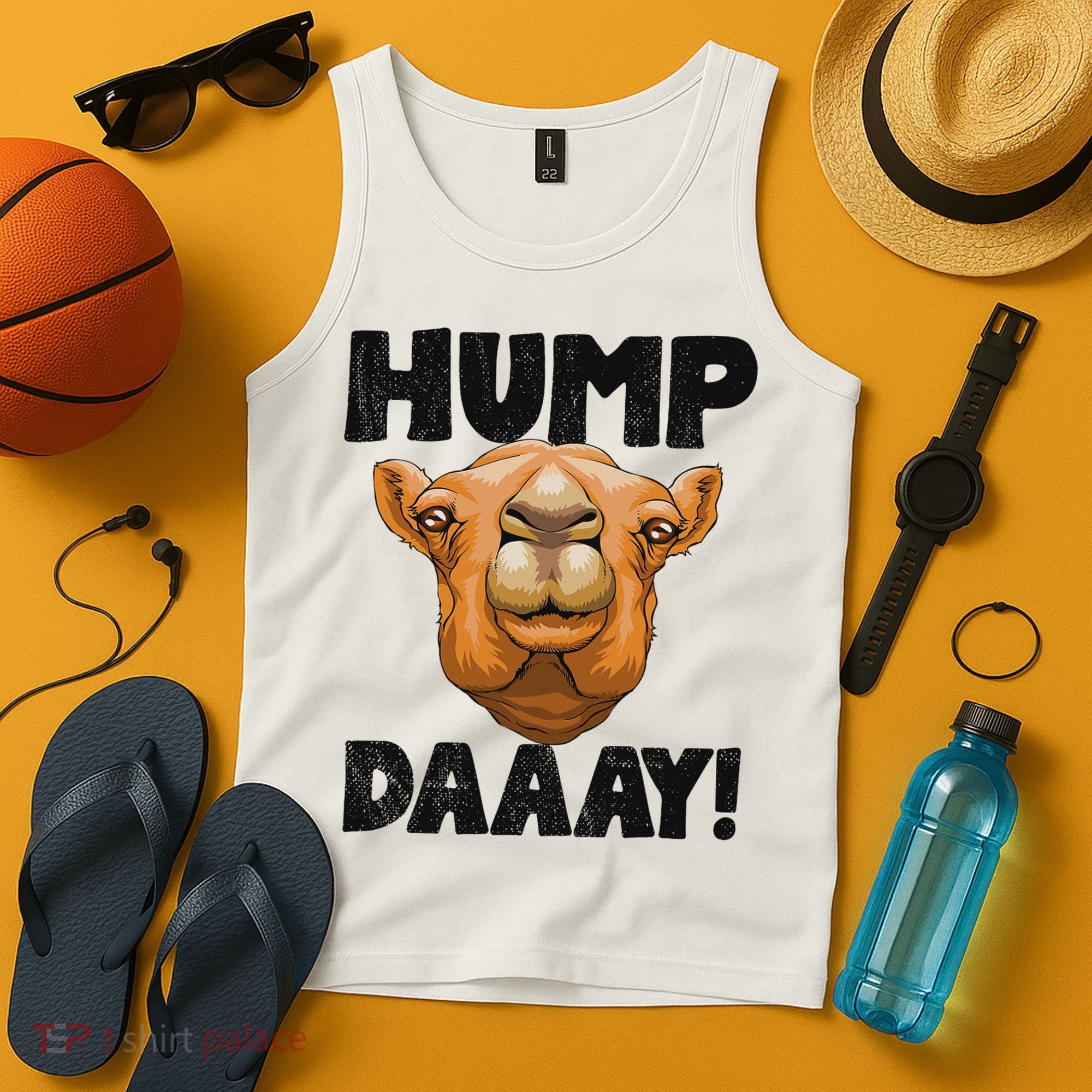 Hump Day Desert Animal Lover Tank Top