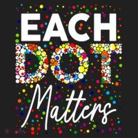 Happy Dot Day Each Dot Matters Polka Dot Lover Gift Beanie thumb 2