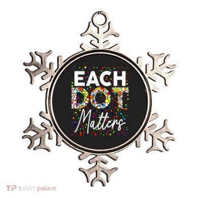 Happy Dot Day Each Dot Matters Polka Dot Lover Gift Ornament
