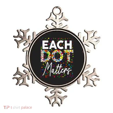 Happy Dot Day Each Dot Matters Polka Dot Lover Gift Ornament