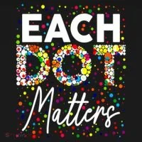 Happy Dot Day Each Dot Matters Polka Dot Lover Gift Toddler Hoodie thumb 2