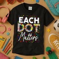 Happy Dot Day Each Dot Matters Polka Dot Lover Gift Kids T-Shirt thumb 3