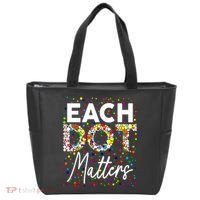Happy Dot Day Each Dot Matters Polka Dot Lover Gift Tote Bag thumb 0