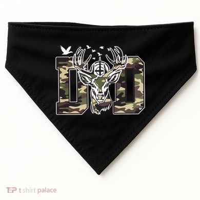 Hunter Dad Deer Hunting USA-Made Doggie Bandana