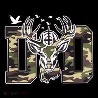Hunter Dad Deer Hunting Button thumb 1