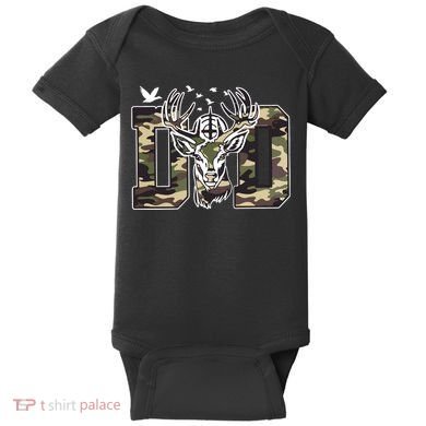 Hunter Dad Deer Hunting Baby Bodysuit