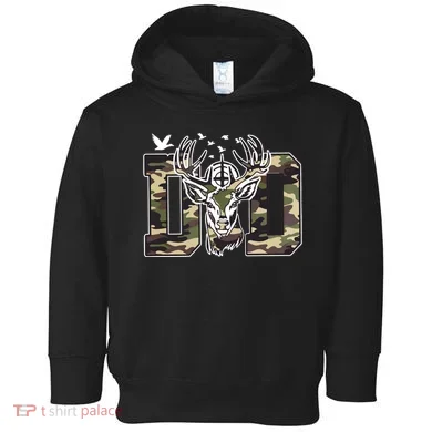 Hunter Dad Deer Hunting Toddler Hoodie