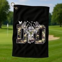 Hunter Dad Deer Hunting Golf Towel thumb 1