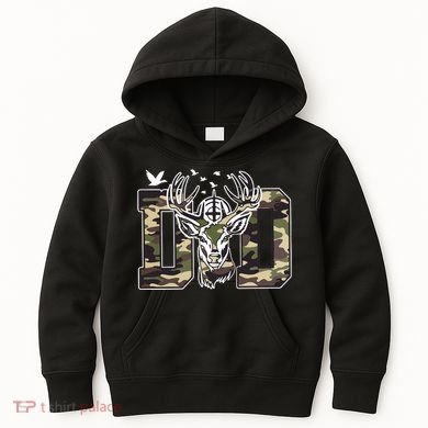 Hunter Dad Deer Hunting Kids Hoodie