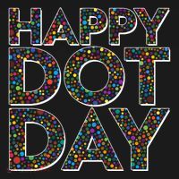 Happy Dot Day International Dot Day Flat Bill Trucker Hat thumb 2