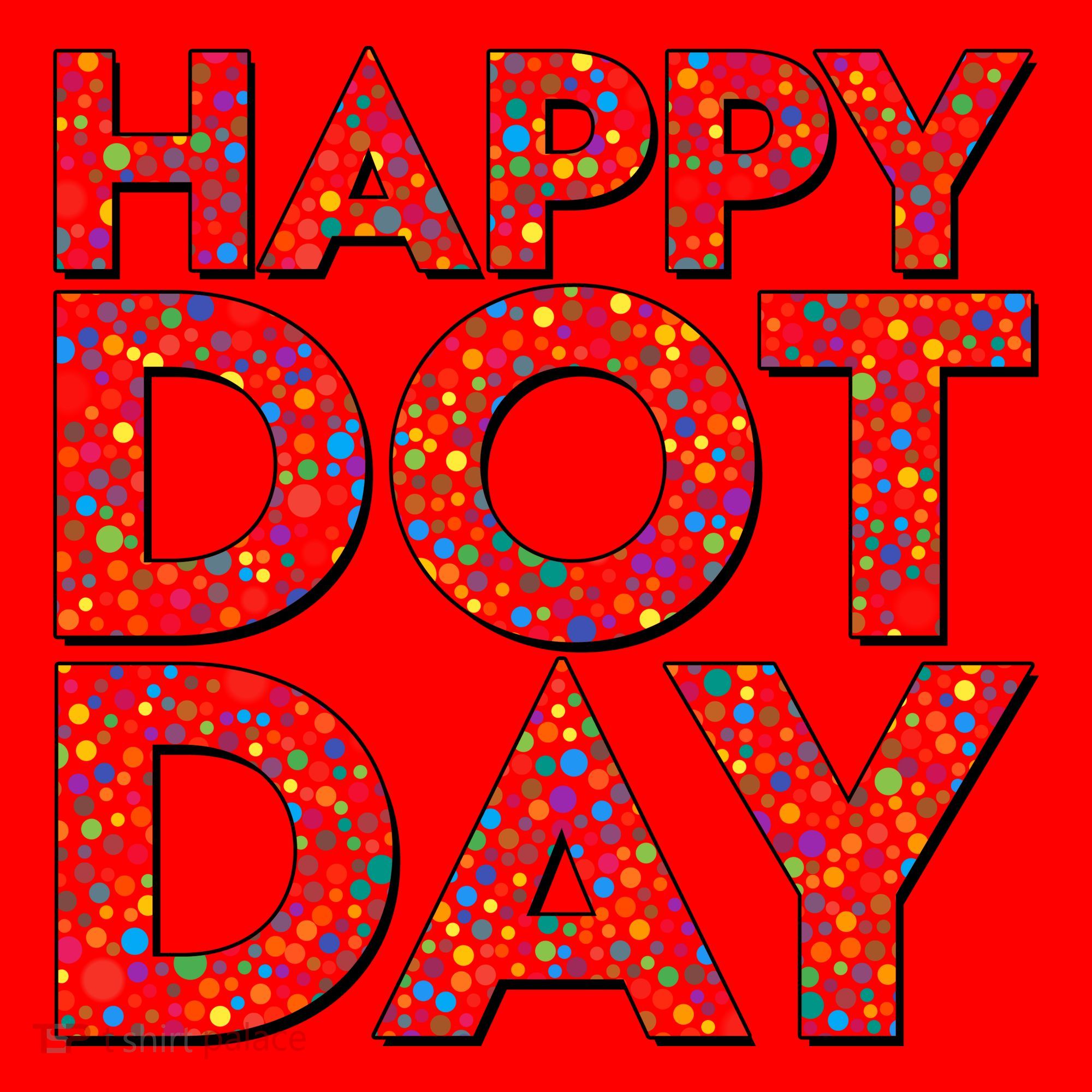 Happy Dot Day International Dot Day Santa Hat