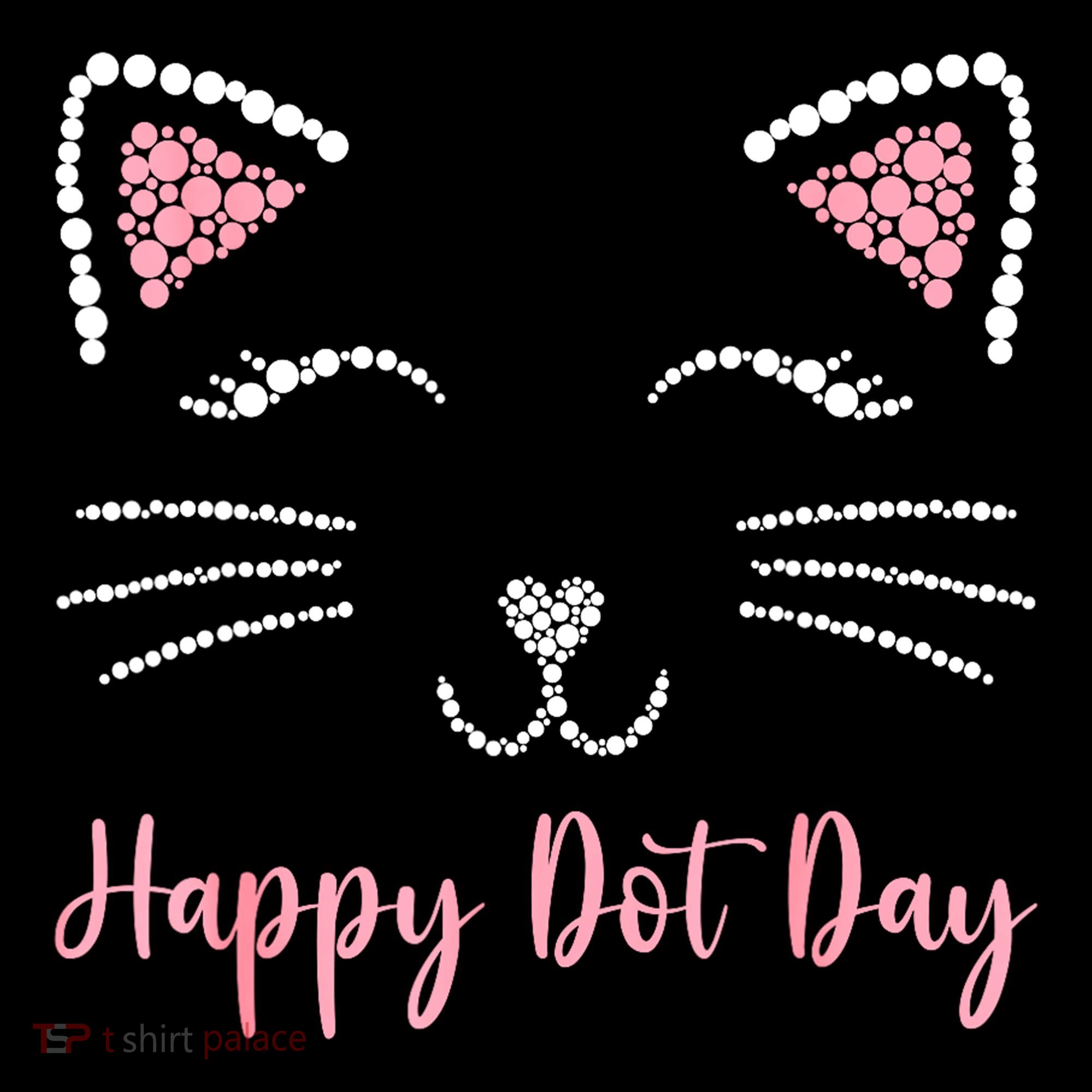 Happy Dot Day Cat Lover Woman Cute Dot Cat Gift Coffee Mug