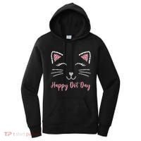 Happy Dot Day Cat Lover Woman Cute Dot Cat Gift Women's Hoodie thumb 0
