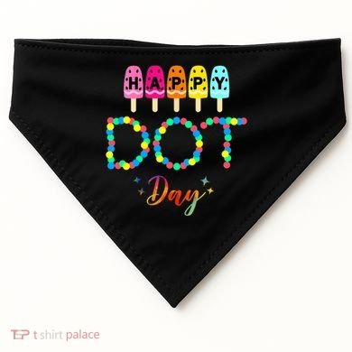 Happy Dot Day Colorful USA-Made Doggie Bandana