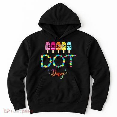 Happy Dot Day Colorful Hoodie