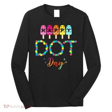 Happy Dot Day Colorful Long Sleeve Shirt