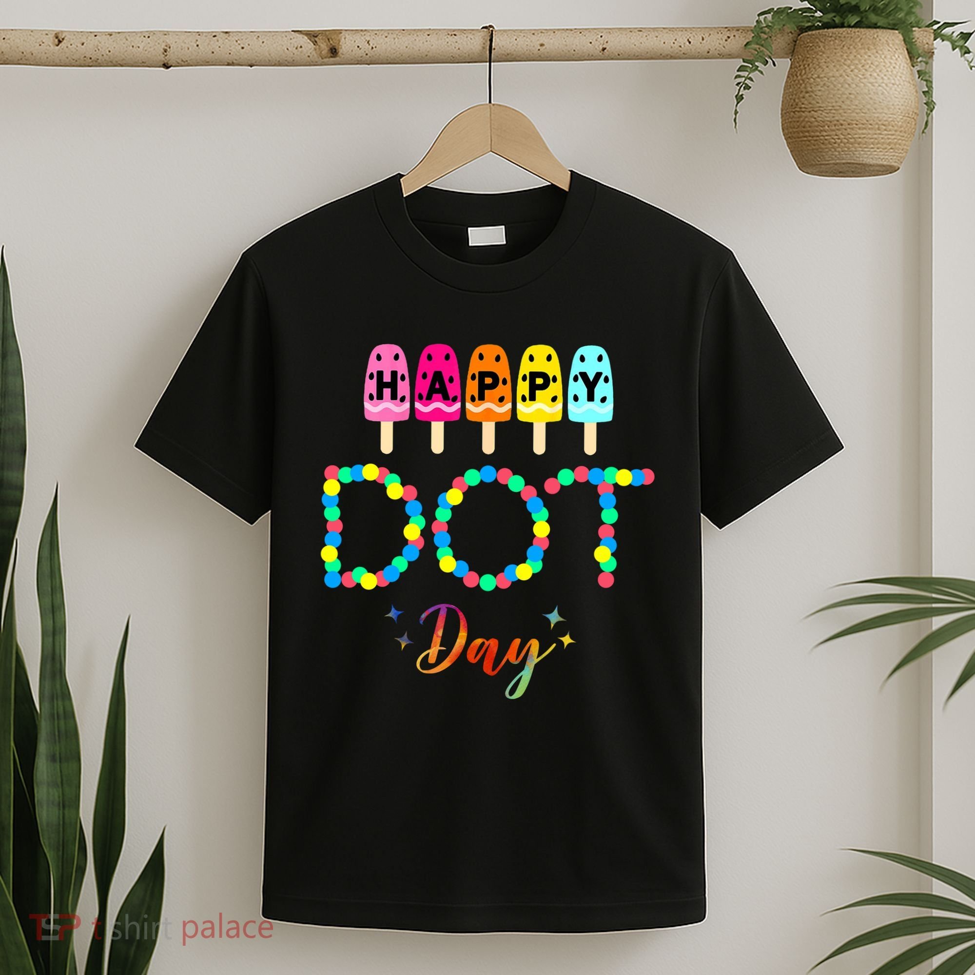 Happy Dot Day Colorful T-Shirt