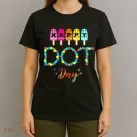 Happy Dot Day Colorful T-Shirt thumb 4