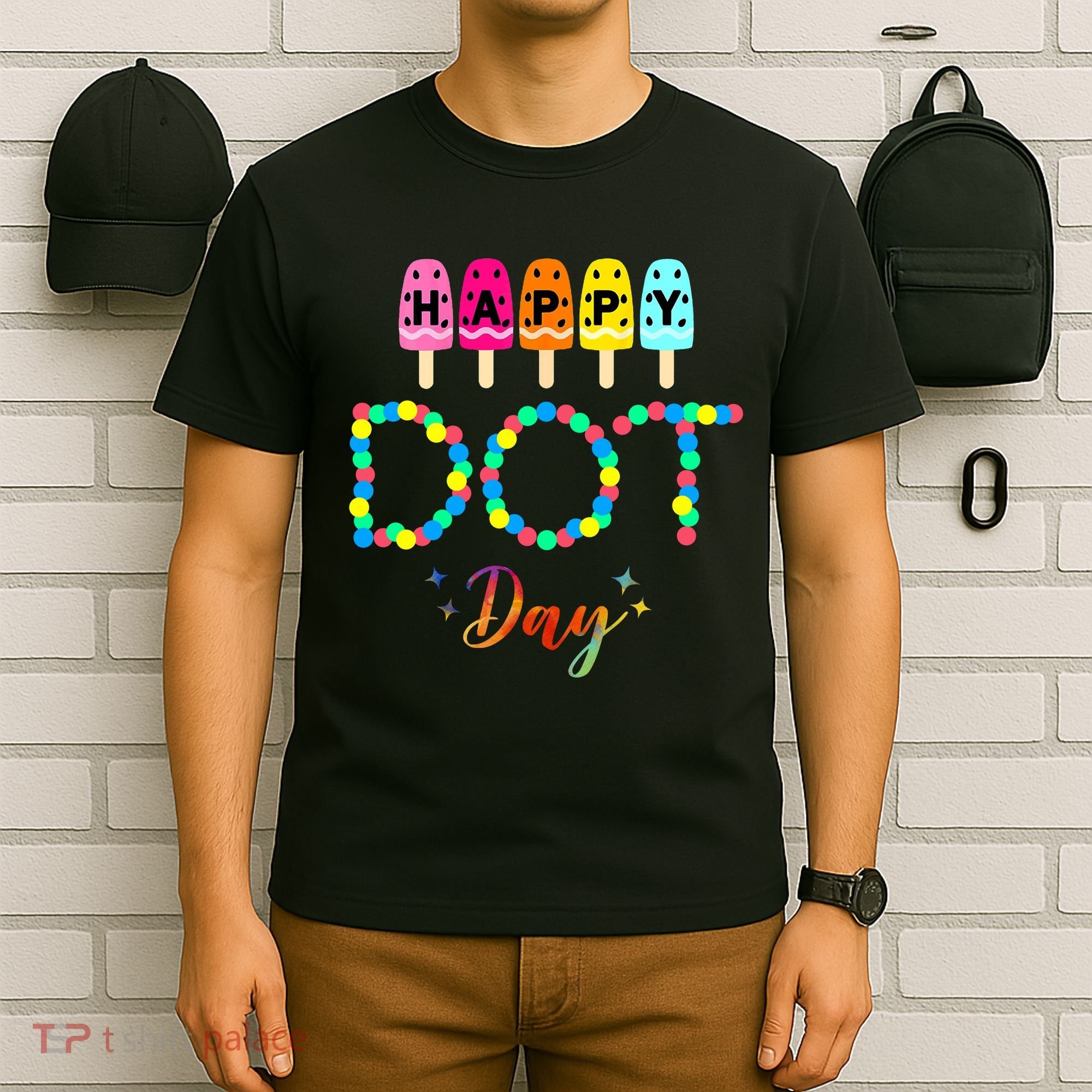 Happy Dot Day Colorful T-Shirt