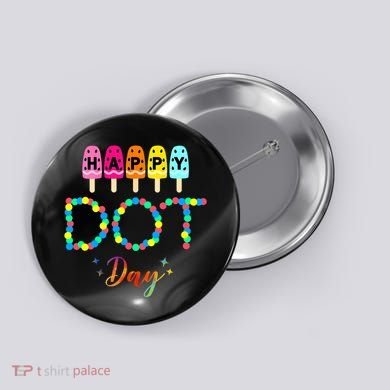 Happy Dot Day Colorful Button