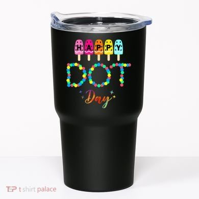 Happy Dot Day Colorful Tumbler