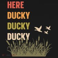 Here Ducky Ducky Ducky Funny Duck Call For Duck Hunters Ornament thumb 1