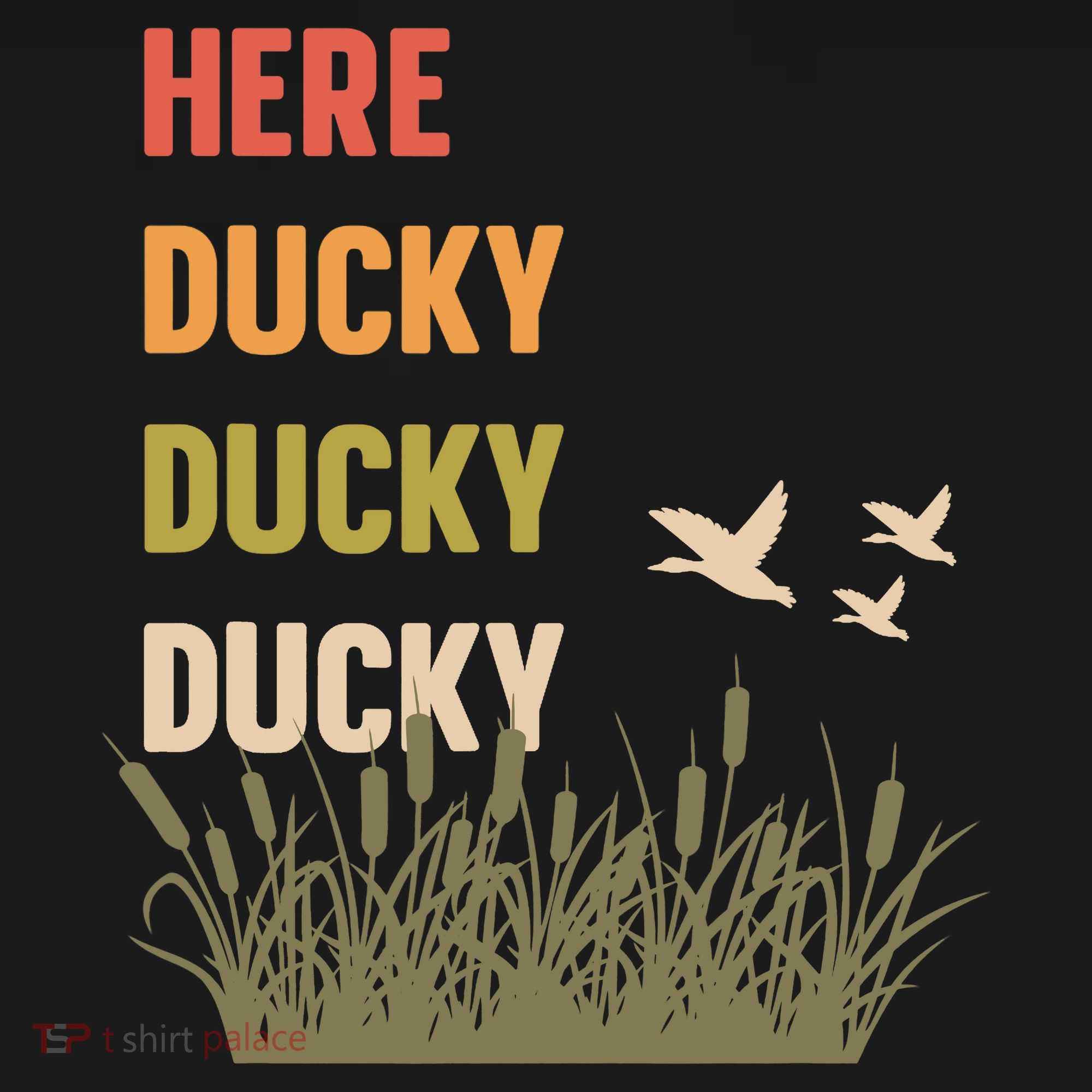 Here Ducky Ducky Ducky Funny Duck Call For Duck Hunters Ornament