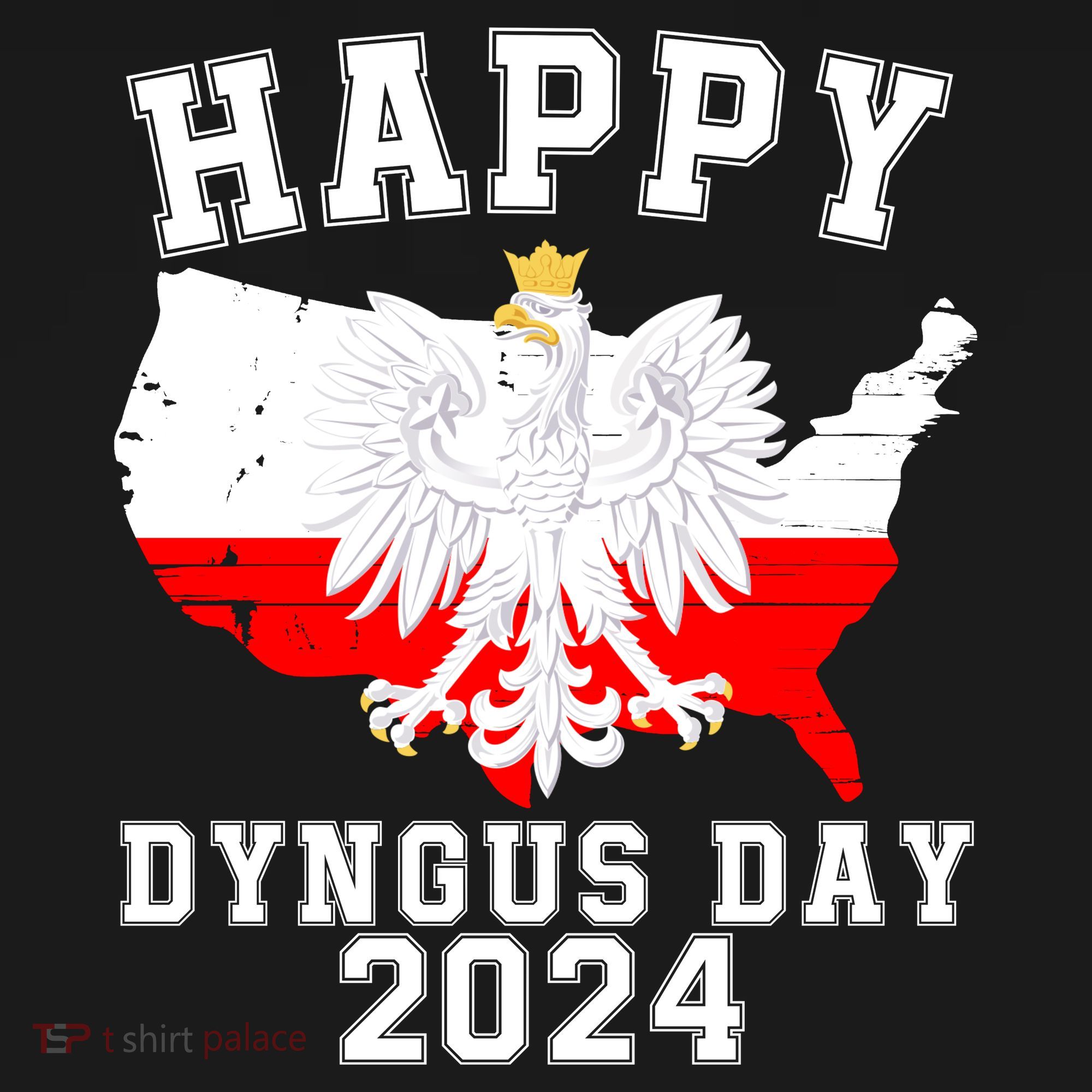 Happy Dyngus Day 2024 Polska Polish White Eagle Dyngus Day Polish Eagle Ornament