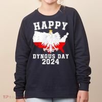 Happy Dyngus Day 2024 Polska Polish White Eagle Dyngus Day Polish Eagle Women's Sweatshirt thumb 0