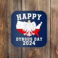 Happy Dyngus Day 2024 Polska Polish White Eagle Dyngus Day Polish Eagle Coaster thumb 0