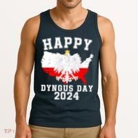 Happy Dyngus Day 2024 Polska Polish White Eagle Dyngus Day Polish Eagle Tank Top thumb 3