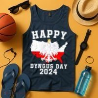 Happy Dyngus Day 2024 Polska Polish White Eagle Dyngus Day Polish Eagle Tank Top thumb 4
