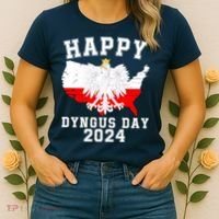 Happy Dyngus Day 2024 Polska Polish White Eagle Dyngus Day Polish Eagle Women's T-Shirt thumb 2
