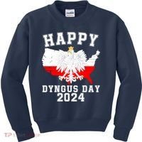 Happy Dyngus Day 2024 Polska Polish White Eagle Dyngus Day Polish Eagle Kids Sweatshirt thumb 0