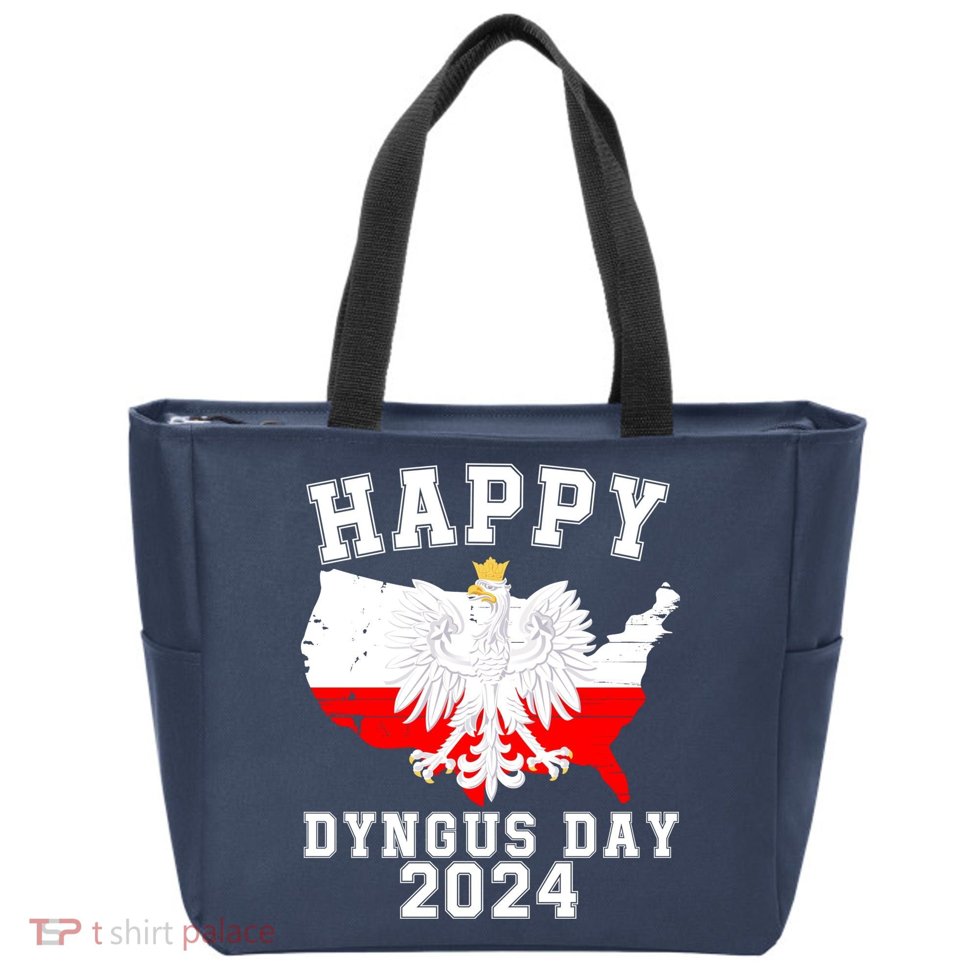 Happy Dyngus Day 2024 Polska Polish White Eagle Dyngus Day Polish Eagle Tote Bag