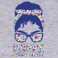 Happy Dot Day Messy Bun Women's Sweatshirt thumb 2