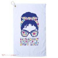 Happy Dot Day Messy Bun Golf Towel thumb 0