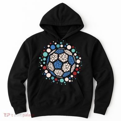 Happy Dot Day Soccer Ball Lover Polka Dot Hoodie
