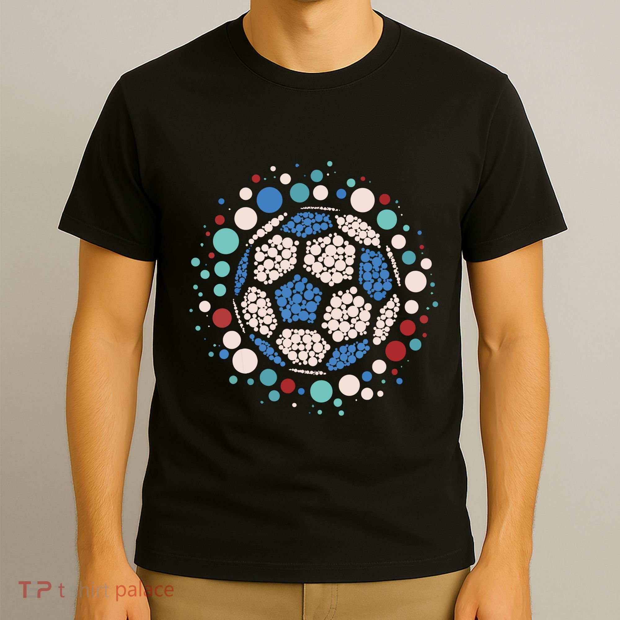 Happy Dot Day Soccer Ball Lover Polka Dot T-Shirt