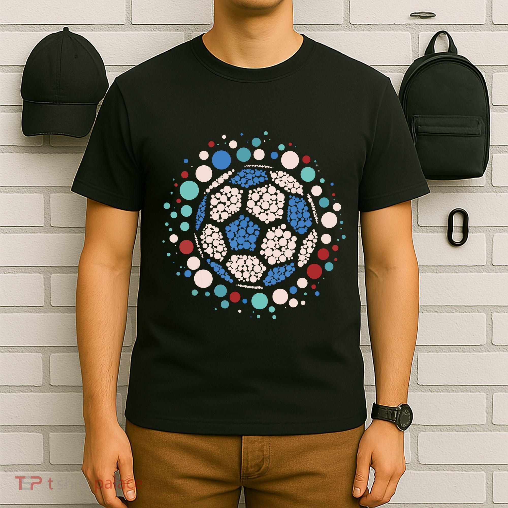 Happy Dot Day Soccer Ball Lover Polka Dot T-Shirt