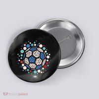 Happy Dot Day Soccer Ball Lover Polka Dot Button thumb 0